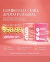 Combo Bienestar Íntimo Integral URO + FLO para el bienestar íntimo femenino, con apoyo ovárico y flora vaginal sana.