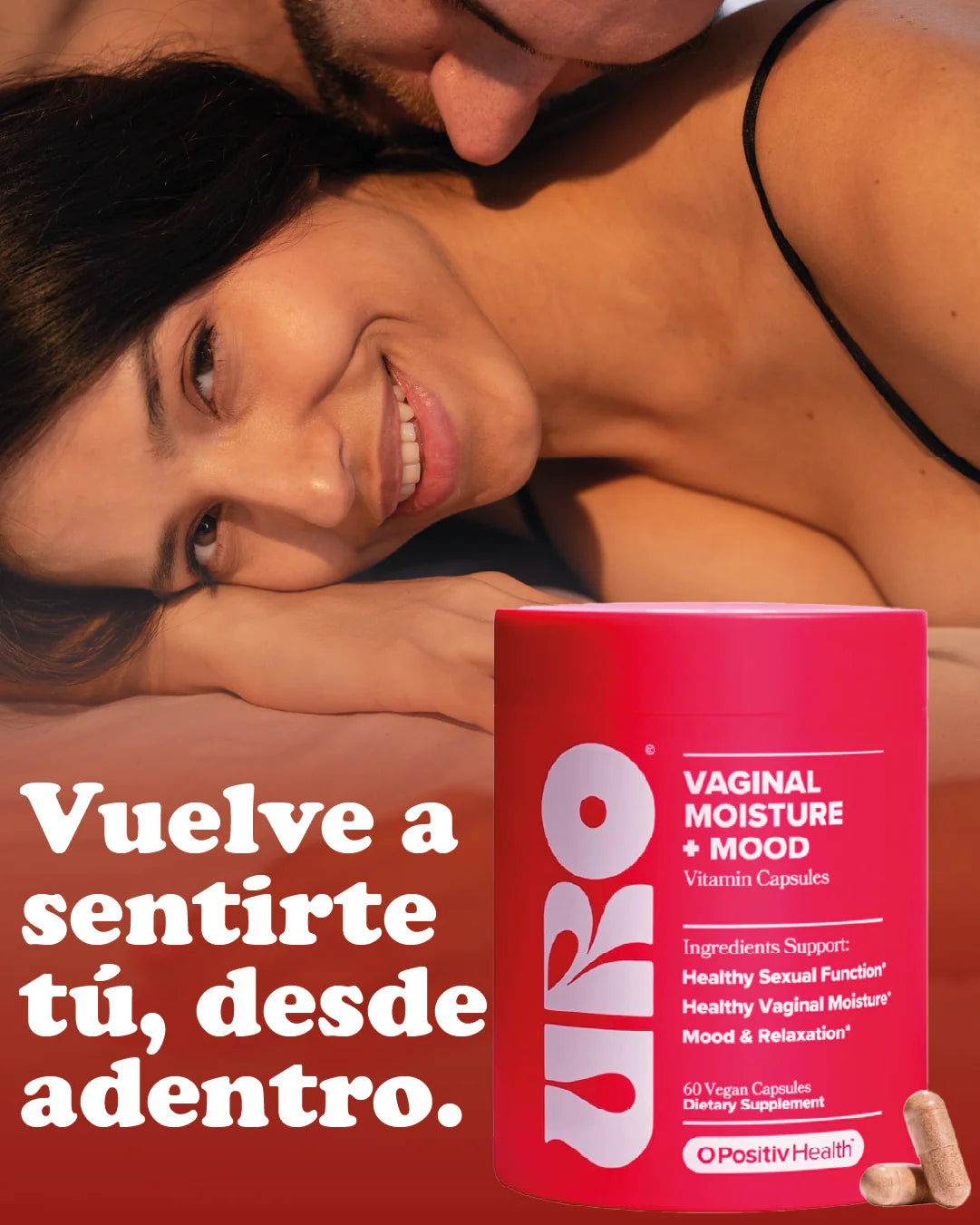URO Intimo Moisture + Mood cápsulas de vitaminas para la salud íntima y bienestar emocional