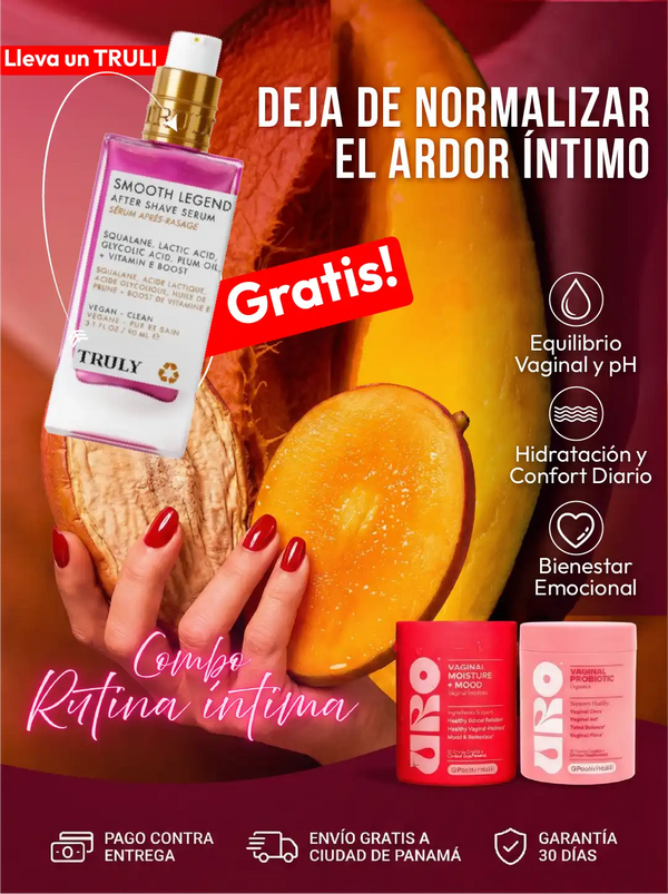 Combo Rutina Íntima URO + MOISTURE + TRULY GRATIS