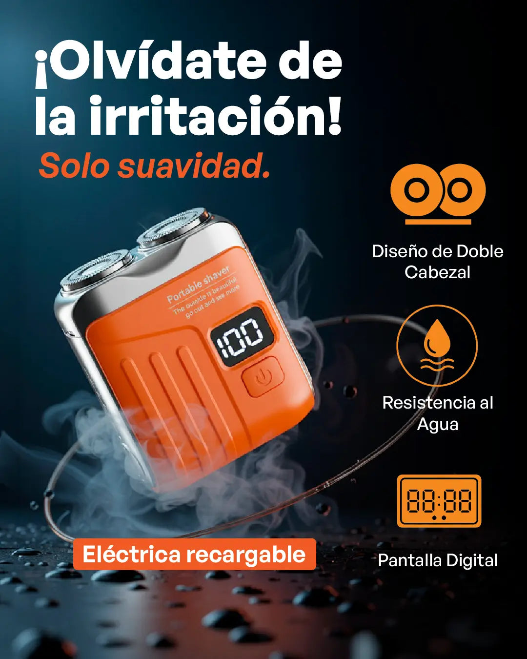 Mini Rasuradora Eléctrica Portátil Digital